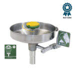 HAWS Eyewash Station -wall mounted with stainless steel bowl.