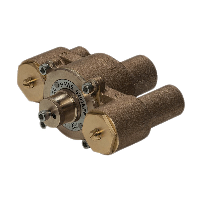 HAWS Thermostatic Mixing Valve for Single Eyewash Stations(3.8 to 45.4 Liters/minute)
