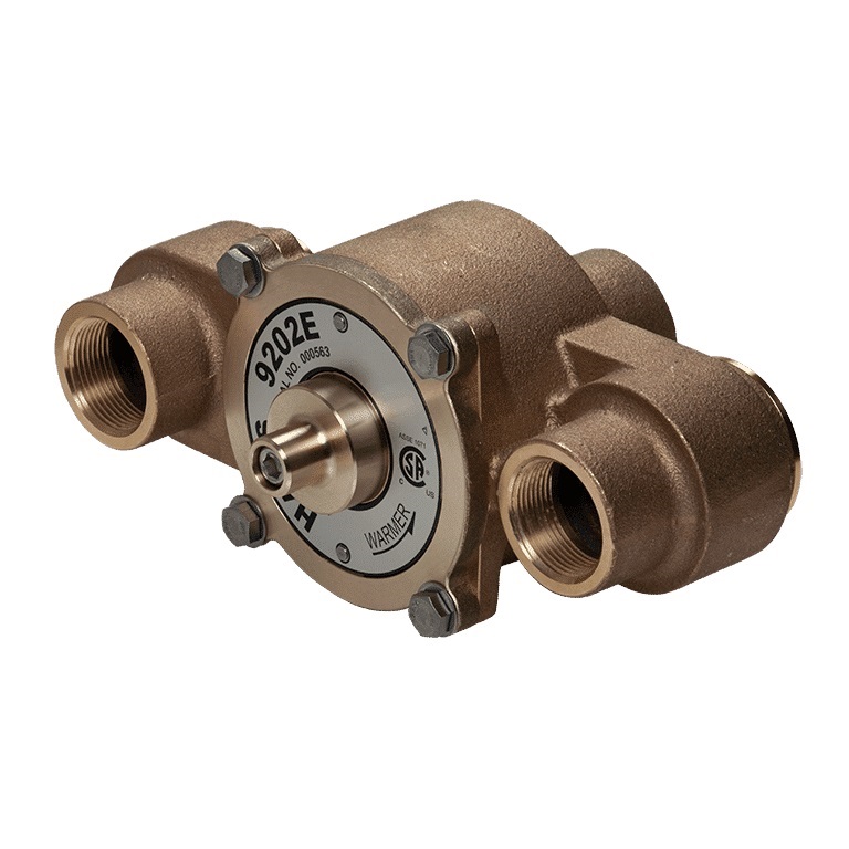 HAWS 9202E AXION® Thermostatic Mixing Valve for multiple showers and eyewash stations(3.8 to 295 Liters/minute)