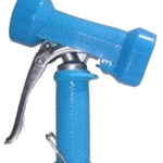 Heavy duty 316 stainless steel wash down gun for food & pharmaceutical applications (light blue latex for sterilization up to 160⁰C)