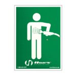 HAWS Universal Emergency Hose Spray Sign