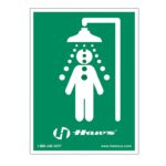 HAWS Universal Emergency Shower Sign